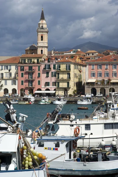 Puerto pesquero de Imperia Oneglia, Italia —  Fotos de Stock