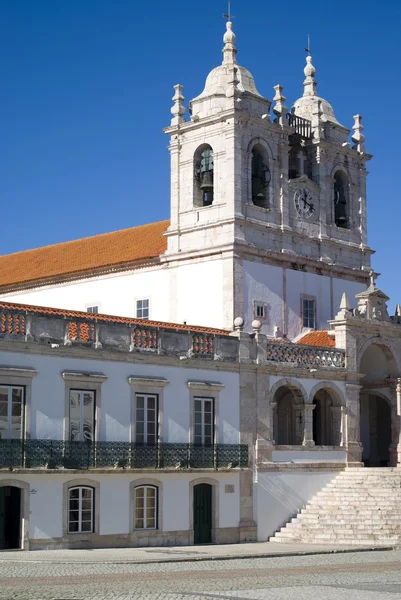 Kostel lady nazare, Portugalsko — Stock fotografie