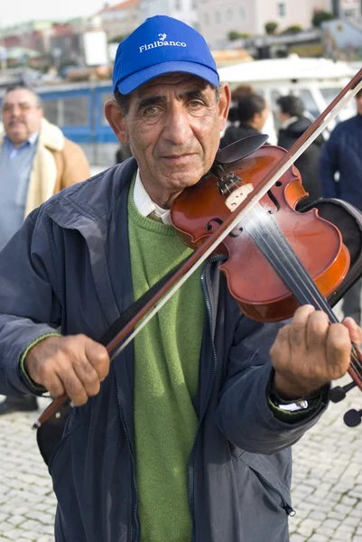 Straatmuzikant — Stockfoto