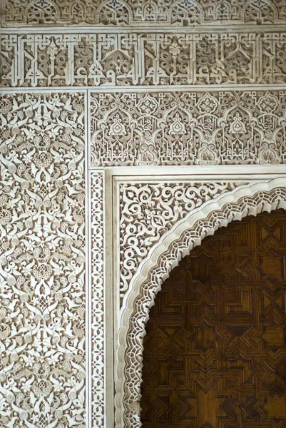 Patrón árabe en la Alhambra — Foto de Stock