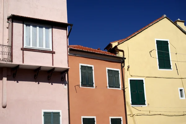 地中海建筑的颜色 — 图库照片