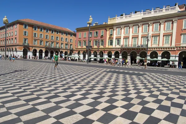 Piazza centrale a Nizza, Francia — Foto Stock