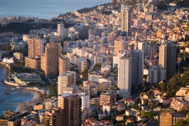 Monaco gündoğumu ışık