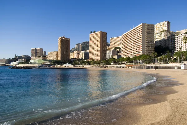 Monte carlo stranden — Stockfoto