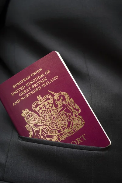 Passaporte britânico — Fotografia de Stock