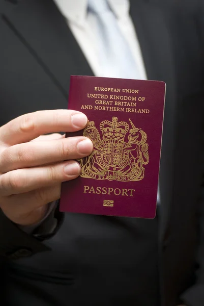 Pasaporte británico — Foto de Stock