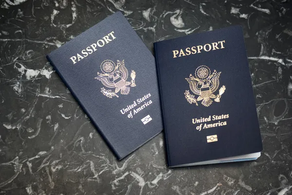 Passaporte dos EUA — Fotografia de Stock