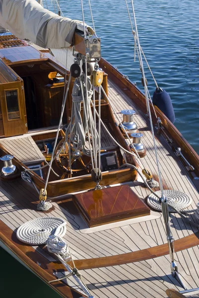 Detalhes do veleiro — Fotografia de Stock