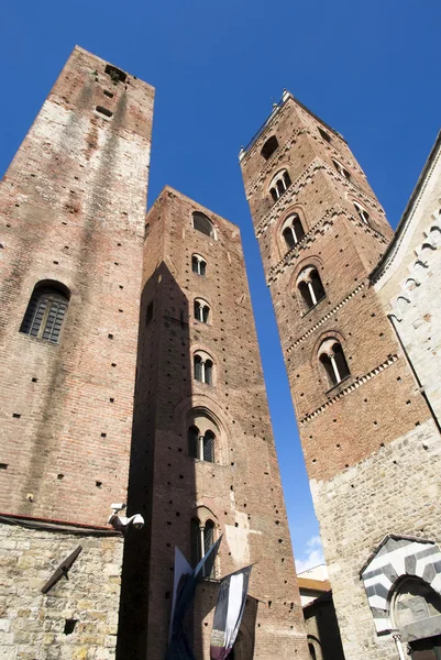 Albenga Ortaçağ kuleleri — Stok fotoğraf