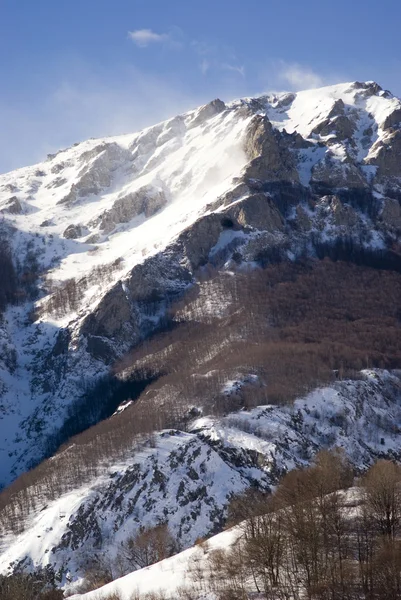 Alpine winterlandschap — Stockfoto