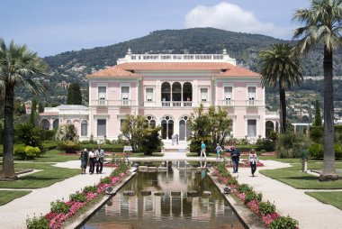 Villa Ephrussi de Rothschild, French Riviera clipart