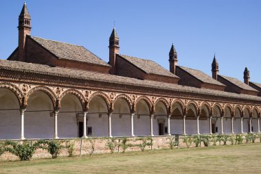 Certosa di pavia. İtalyan manastır
