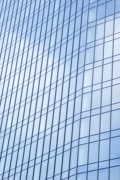 Glass wall of office building — Stock Photo, Image