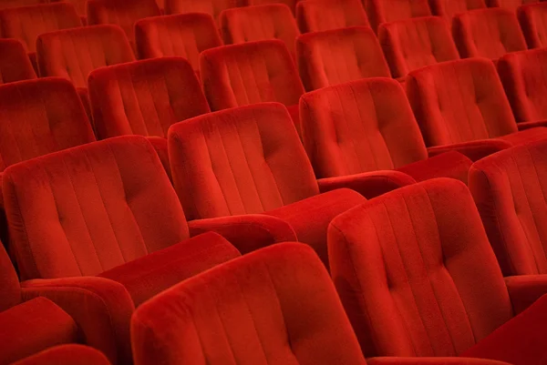 空の赤い椅子 — ストック写真