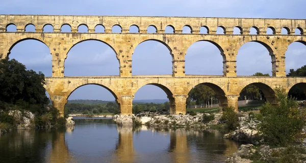 Aqueduc romain au Pont du Gard, France — Photo