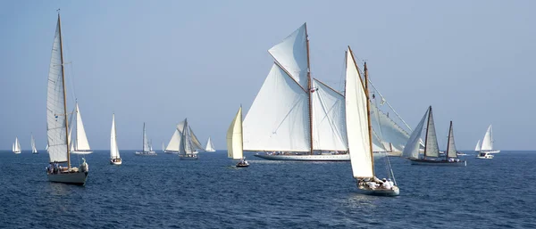 Regata di yacht classici — Foto Stock