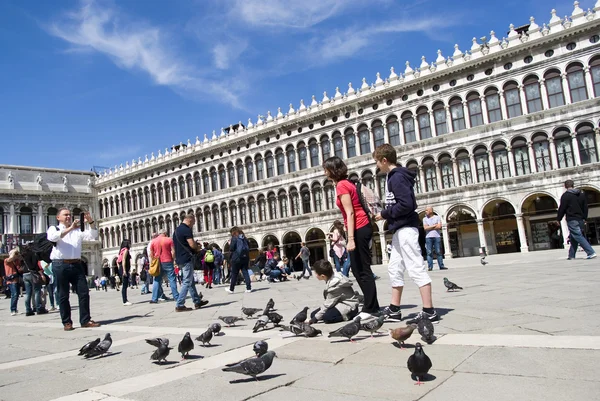 Tourists in Venice — Stock Photo, Image