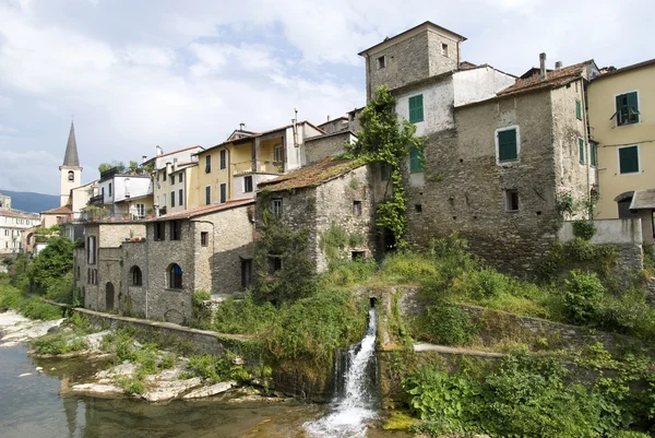 Borgomaro. Aldeia antiga na região da Ligúria, Itália — Fotografia de Stock