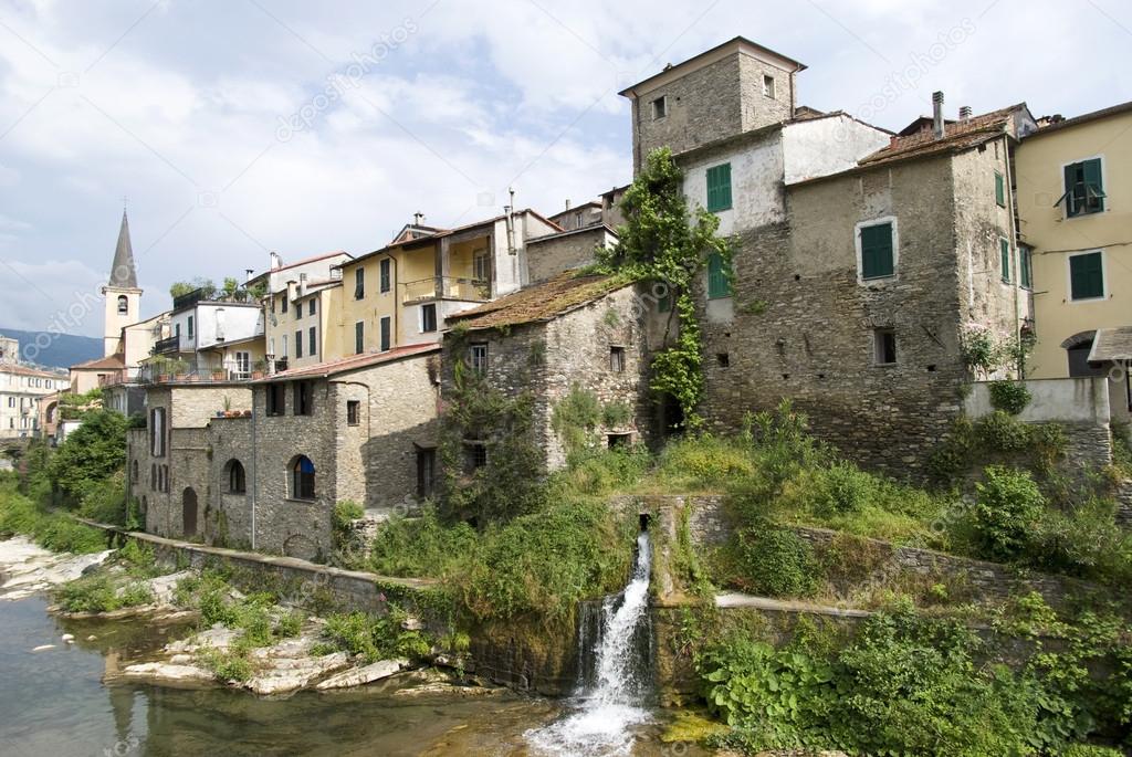 Borgomaro. Ancient village in Liguria region of Italy