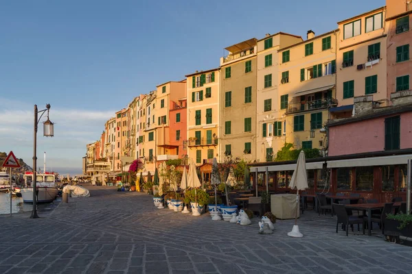 Die Altstadt Von Porto Venere Unesco Weltkulturerbe Region Ligurien Italien — Stockfoto