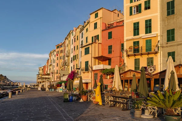 Die Altstadt Von Porto Venere Unesco Weltkulturerbe Region Ligurien Italien — Stockfoto