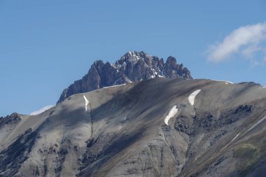 Oronaye mount (Tete de Moyse), Cottian Alps mountain range in the southwestern part of the Alps, borders between France (Hautes-Alpes and Savoie) and Italy (Piedmont region)