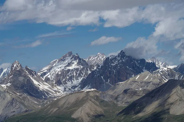 Cottian Alps Mountain Range Southwestern Part Alps View Maddalena Pass — 图库照片