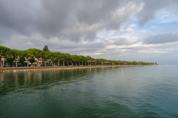 Italia Lago Garda Frente Mar Peschiera Del Garda —  Fotos de Stock