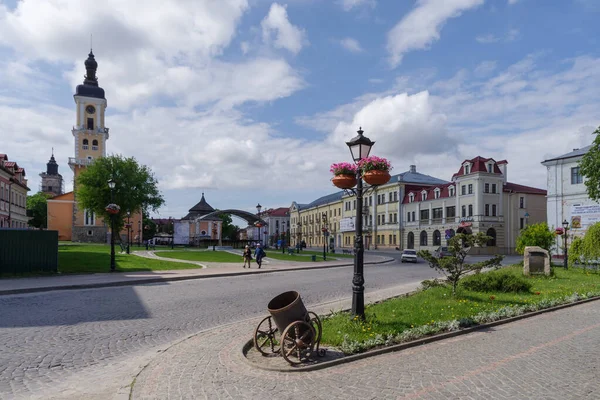 Kamjanez Podilsky Ukraine Mai 2021 Straßenansicht Der Altstadt Von Kamjanez — Stockfoto