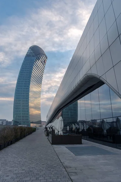 Milano Italien Januari 2022 Libeskind Tower Eller Pwc Tower Även — Stockfoto