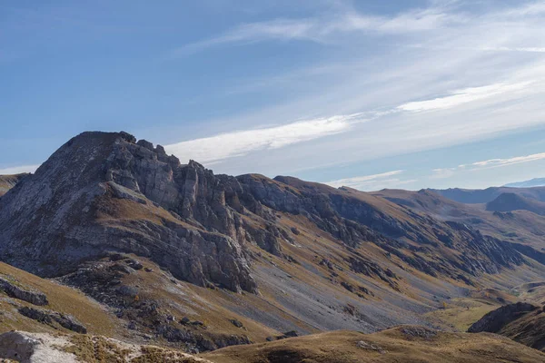 Stura Demonte Valley Kilátás Fent Colle Fauniera Hágóról Cottian Alpok — Stock Fotó