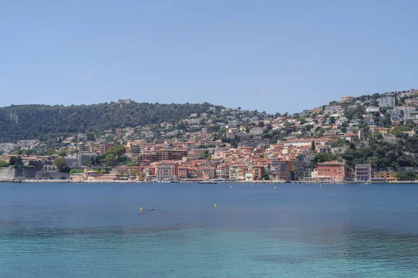 Villefranche Old Town Alpes Maritimes Famous Tourist Destination French Riviera — стоковое фото