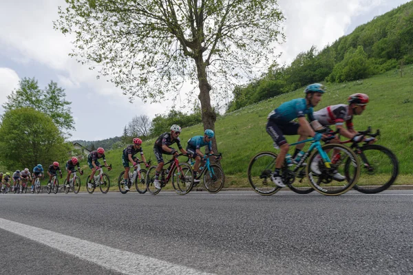 Colle Nava Imperia Italien Mai 2022 Das Peloton Durchquert Die — Stockfoto