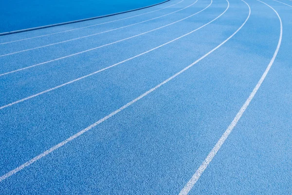 High Angle View Lines Running Track — Stock Photo, Image