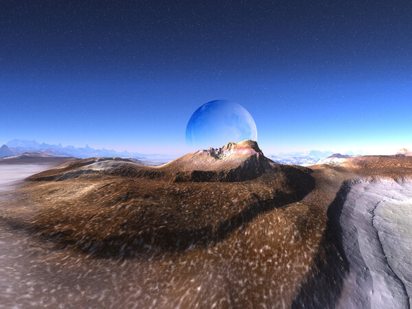 Rock Formation in Shape of Alien Face