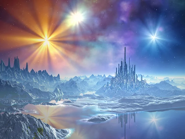 Approach to the Ice Kingdom — Stock Photo, Image