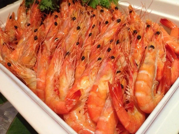 Shrimp is seafood. — Stock Photo, Image