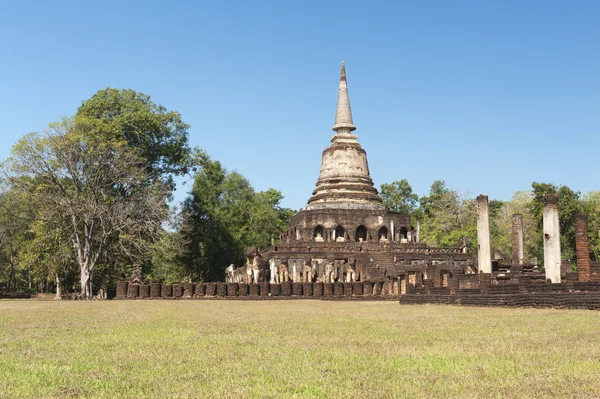 Wat Chang Lom in Sukhothai Historical Park — Stock Photo, Image