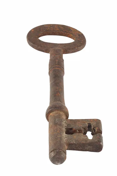 Starý rezavý klíč — Stock fotografie