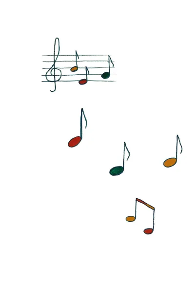 Music Notes — Stock Photo, Image