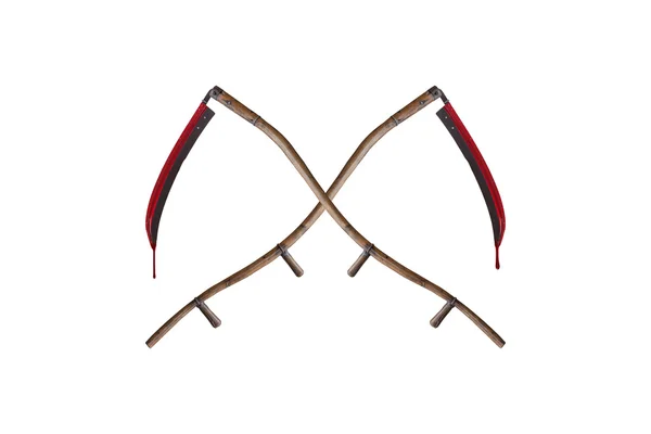 Crossed Scythes — Stock Photo, Image