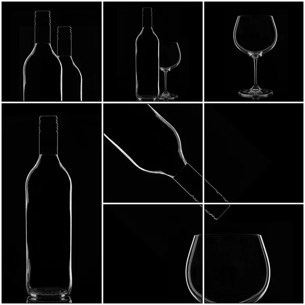 Wine Collage — Stock Photo, Image