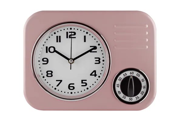 Pink Clock — Stock Photo, Image