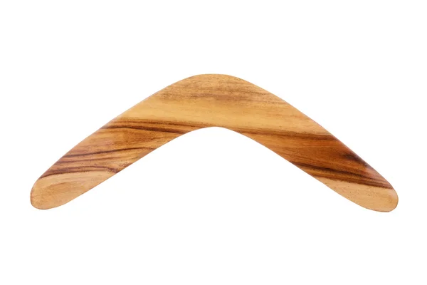 Bumerangue de madeira — Fotografia de Stock