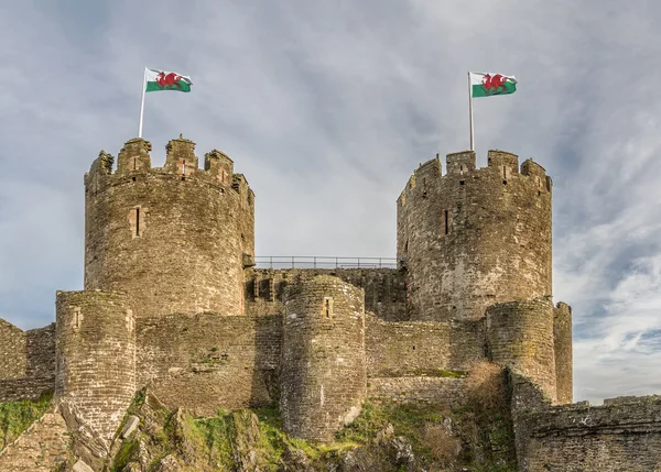 Conwy hrad — Stock fotografie