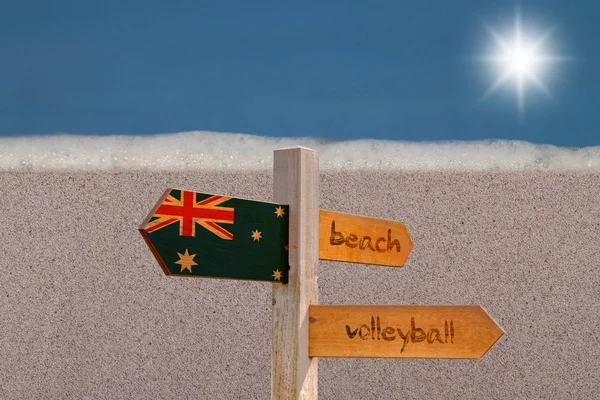 Australia Beach Volley — Stock Photo, Image