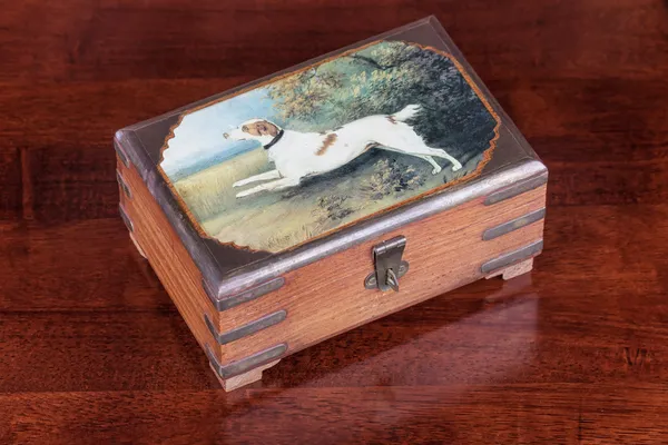 Dřevěný box — Stock fotografie