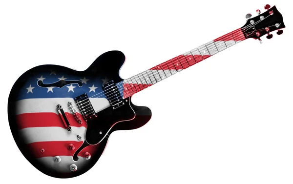 Guitarra americana — Fotografia de Stock