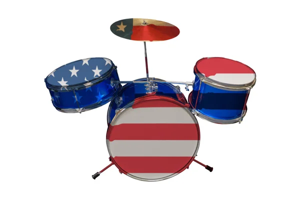 Drum americano — Foto Stock