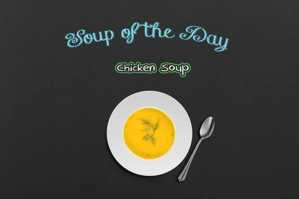 Zuppa di pollo — Foto Stock